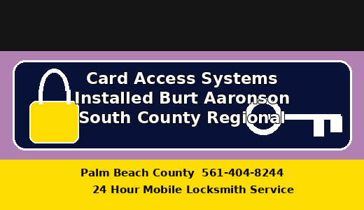 Card Access Systems Installed Burt Aaronson South County Regional Park