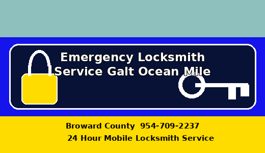 Emergency Locksmith Service Galt Ocean Mile