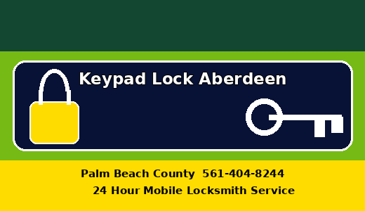 Keypad Lock Aberdeen