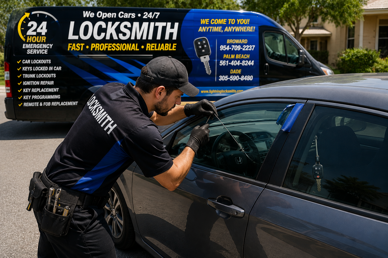 Locked Keys in the Car Gulf Stream