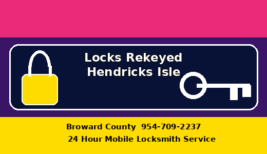 Locks Rekeyed Hendricks Isle