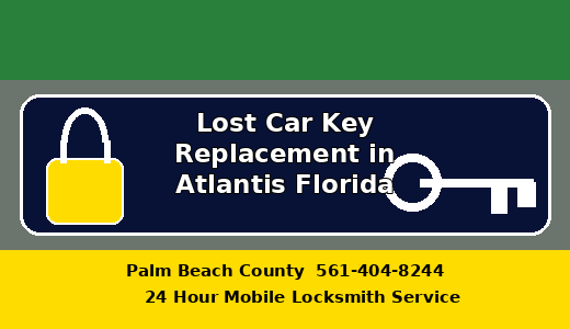 Lost Car Key Replacement in Atlantis Florida