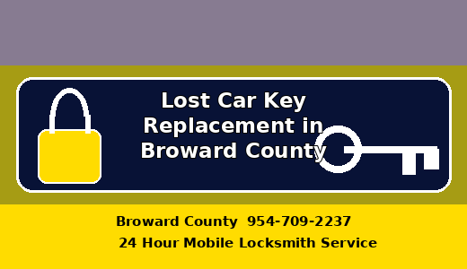 Lost Car Key Replacement in Broward County