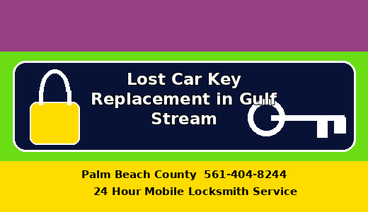 Lost Car Key Replacement in Gulf Stream