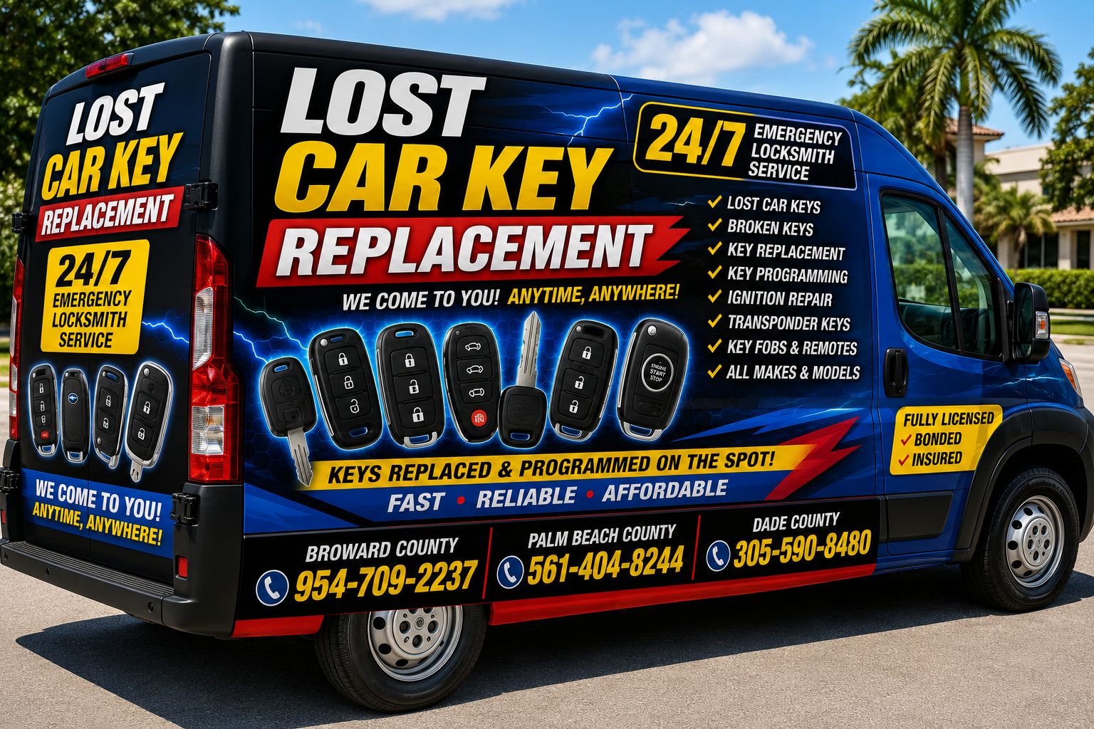 Lost Car Key Replacement in Jupiter
