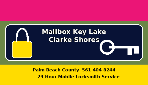 Mailbox Key Lake Clarke Shores