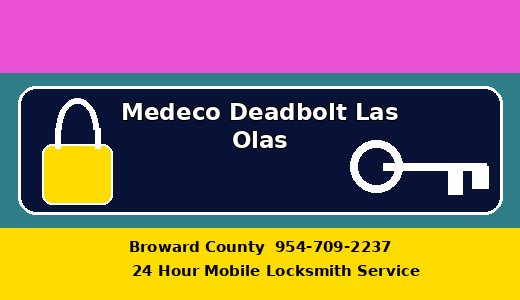 Medeco Deadbolt Las Olas