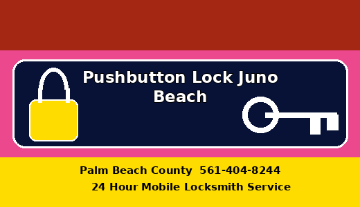 Pushbutton Lock Juno Beach