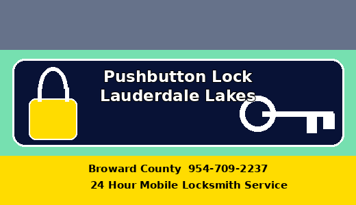 Pushbutton Lock Lauderdale Lakes