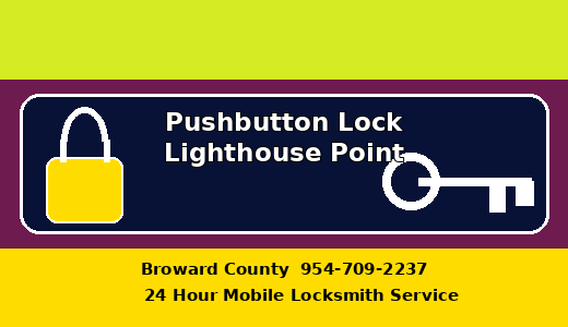 Pushbutton Lock Lighthouse Point