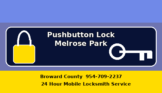 Pushbutton Lock Melrose Park