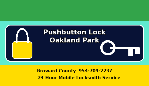 Pushbutton Lock Oakland Park