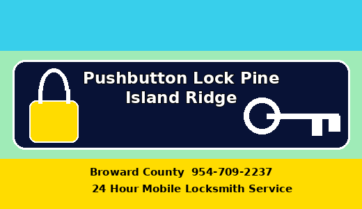 Pushbutton Lock Pine Island Ridge