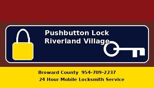 Pushbutton Lock Riverland Village