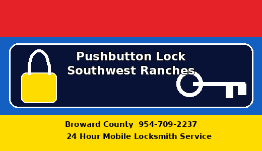 Pushbutton Lock Southwest Ranches