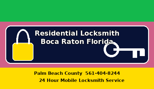 Residential Locksmith Boca Raton Florida